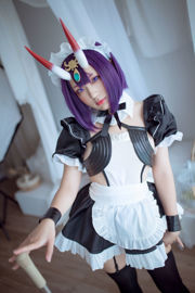 [Internet Celebrity COSER Photo] Anime blogger Mime Mimei - wine and child servant