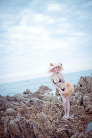[ภาพ COSER คนดังทางอินเทอร์เน็ต] Zhou Ji เป็นชุดว่ายน้ำกระต่าย Xiaoyu ที่น่ารัก