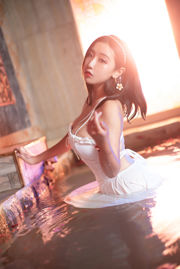 [Net Red COSER Photo] Bloger anime Mu Ling Mu0 - Hot Spring Reflection