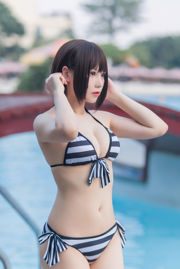 [COS Welfare] Cute Girl Nyako Meow - ชุดว่ายน้ำ Kato Megumi