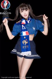 [Push Goddess TGOD] Zhao Xiaomi / Hai Yang / Lulu / Roshan / Yiyi Eva / Zhanru "Football Baby" Raccolta di foto