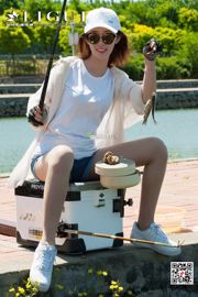 Modello di gamba Xiao Xiao e Ranran "Fishing Silky Foot" [LIGUI] Beautiful Legs e Jade Foot
