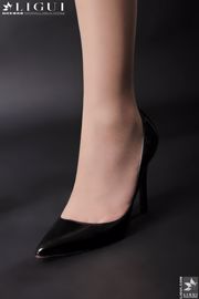 [丽柜LiGui] Model Wenxin's "OL Career Wear" Complete Works of Beautiful Legs and Jade Foot Photo Picture