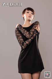 Modèle Xiaoqi "Black Lace" [Ligui Ligui] Internet Beauty