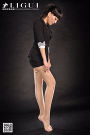 Model Amily《职业装肉丝袜高跟丝足》上下全集 [丽柜贵足] 美腿玉足写真图片