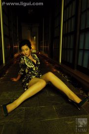 Modello Xiao Lulu "Sexy Kitty" [丽 柜 LiGui] Immagine fotografica del piede setoso