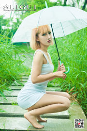 [丽柜Ligui] La modella di bellezza della rete Xiao Shuang "Cammina sotto la pioggia"