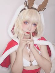 [COS Welfare] Anime blogger Ying Luojiang w - Selfie de Navidad