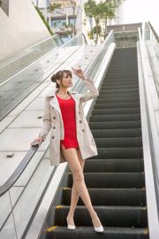 [Taiwan Zhengmei] Cai Yixin Candice "Riprese di strada di giacche a vento alla moda nel distretto di Xinyi"