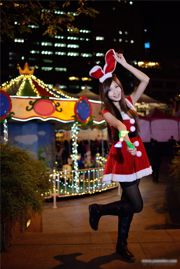 [台湾女神] 张雅筑chu 《板橋車站圣诞节外拍》
